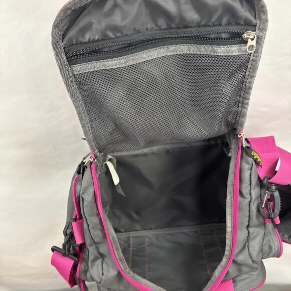 Cabela's 15" Duffle Bag Pink / Gray  Carry On Duffel 15x8x6" Hunting Hiking - Picture 9 of 9